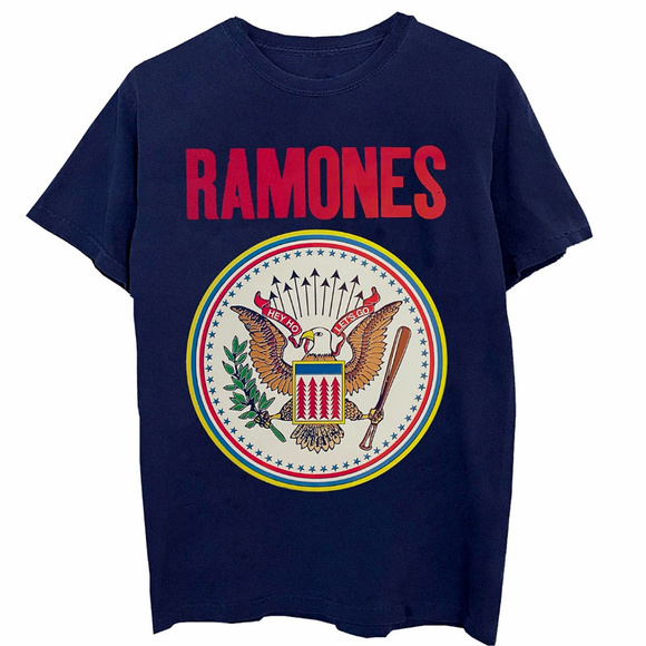 Ramones Colorful Seal punk rock Official T-Shirt L NWT - Picture 1 of 2